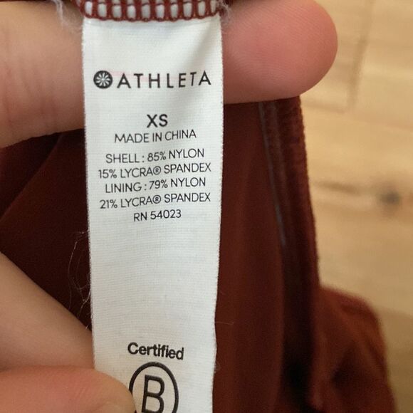 Athleta Size XSmall Aqualuxe Wide Strap Square Neck One Piece Swimsuit - Picture 10 of 12